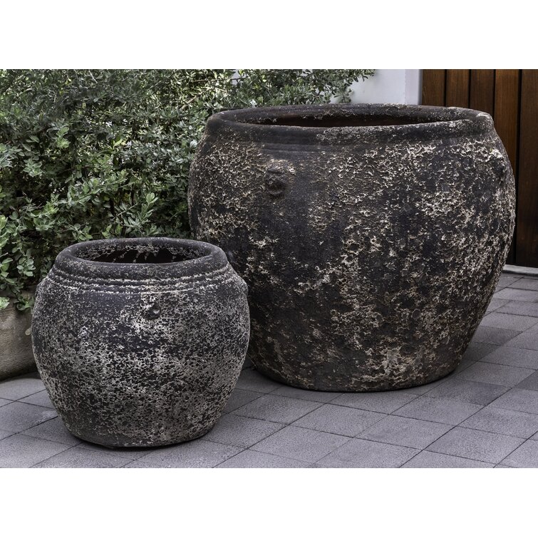 Darby Home Co Engel Round Ceramic Pot Planter