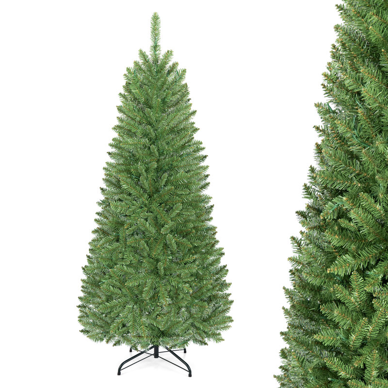 Arbre de Noël pin floqué et illuminé, H 5 pi