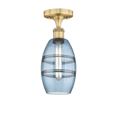 Plafonnier semi-encastré 1 lumière Edison - Abiagael