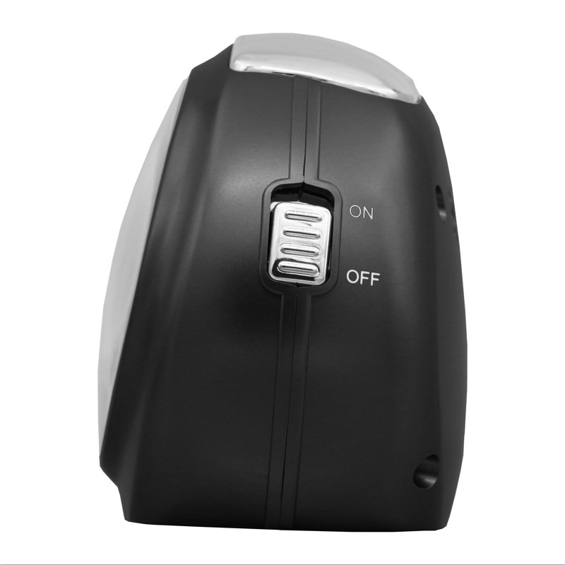 Tokai Bedside Quartz Alarm, Metallic Black