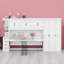 Lit escamotable mural avec garde-robe, armoire et bureau Murphy-899876246