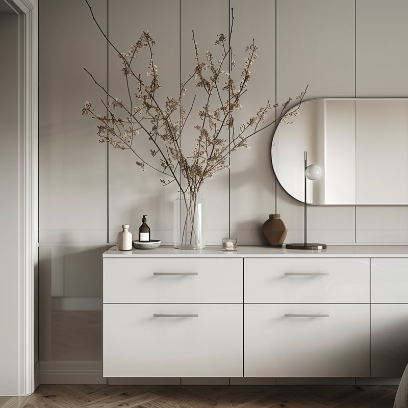 Poignée arche de tiroir et armoire Classic Collection, 5, Nickel satiné