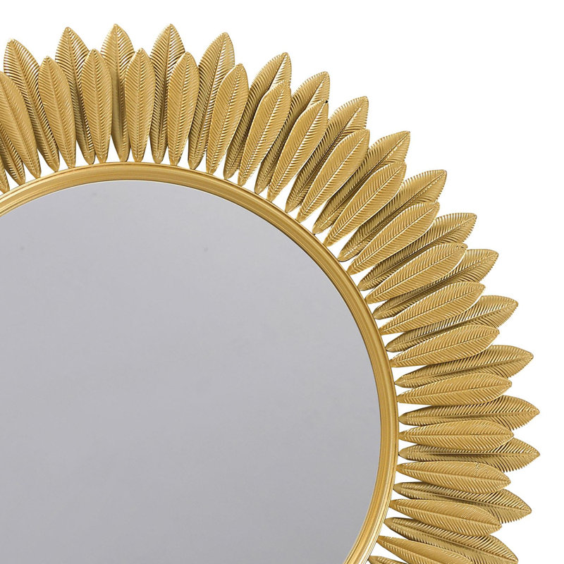 Miroir mural 35 po x 35 po Sunburst