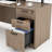  66.93'' L-Shaped Executive Desk with Cabinets-1800642507