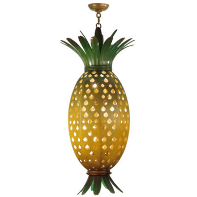 15"W Welcome Pineapple Pendant