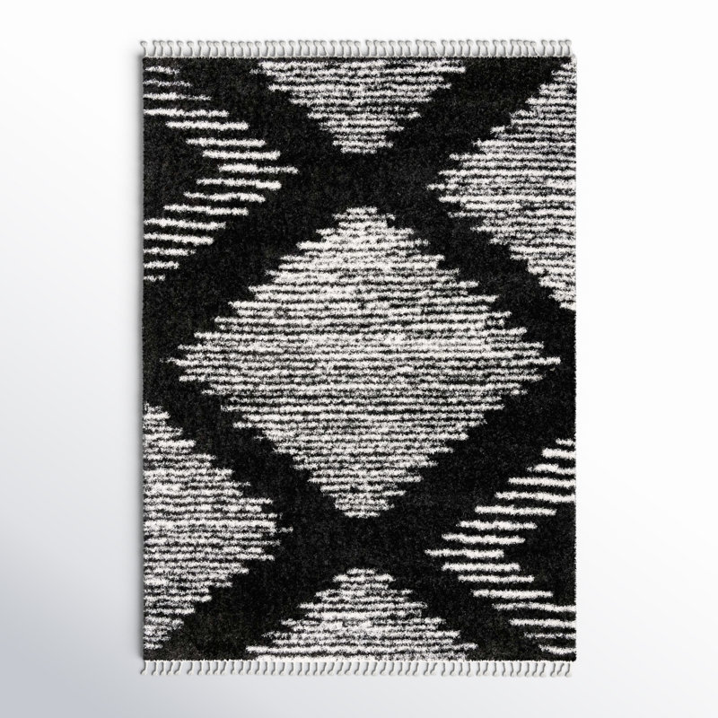 Rodney Abstract Indoor Rug, Rectangle 10' x 14'