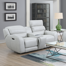 Duggans 78" Wide Faux Leather Dual Power Recliner Love Seat With Power Usb