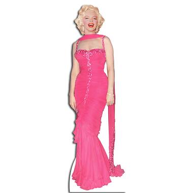  Marilyn Monroe wearing a metallic evening dress Photo