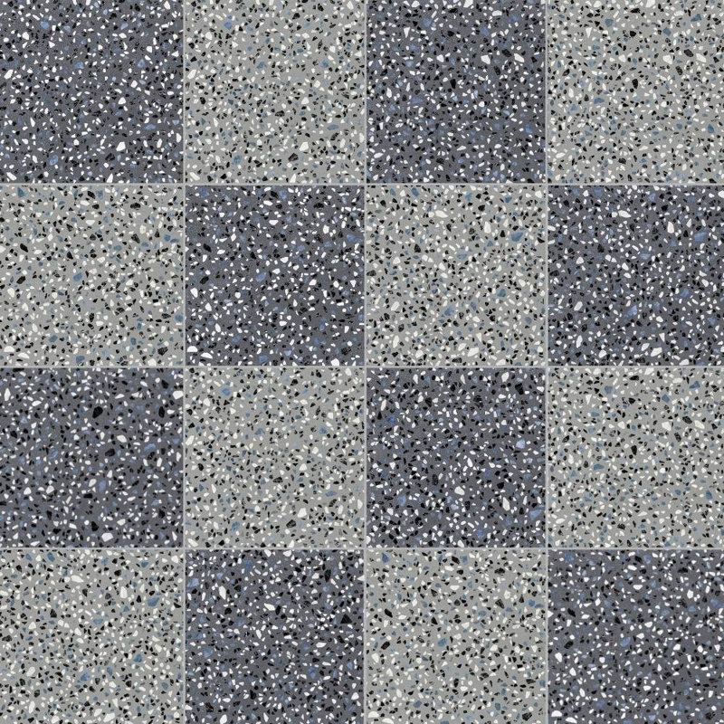 Terrazzo 2.0 Checkerboard 24" x 24" Matte Porcelain Floor and Wall Tile, Checkerboard #14