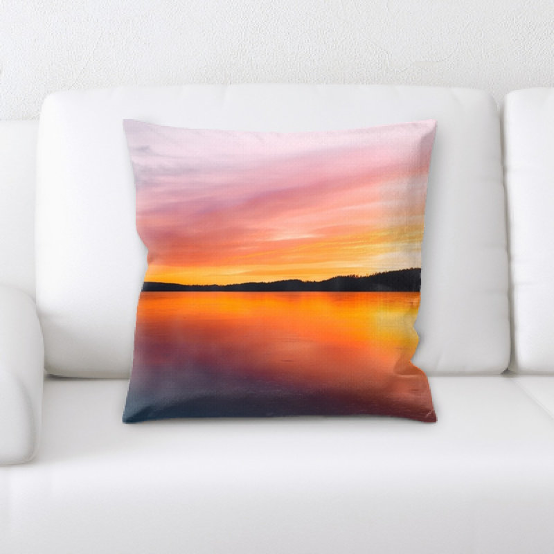 Coussin coucher de soleil