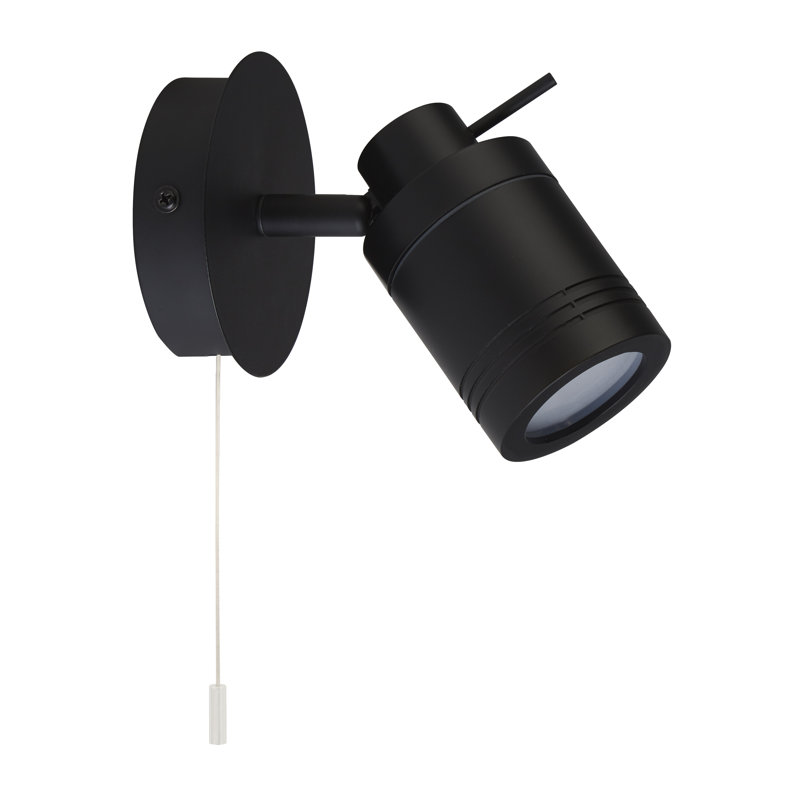 Azriel Mild Steel Spotlight, Black