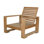 Capistrano Outdoor Teak Lounge Chair