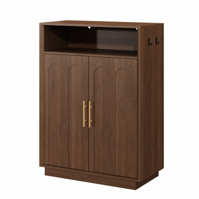 Armoire d'appoint à 2 portes en bois manufacturé et l 31,5 po Molesley