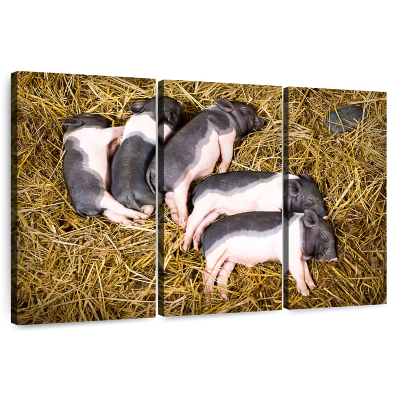 Brampt Piglet Quintet, 48" H x 74" W