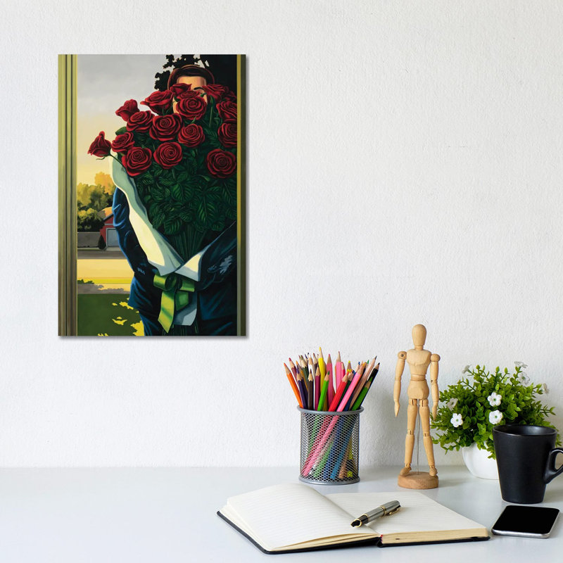 Anonymous Delivery by Ross Jones - Wrapped Canvas Painting, 20.32 cm H x 30.48 cm W