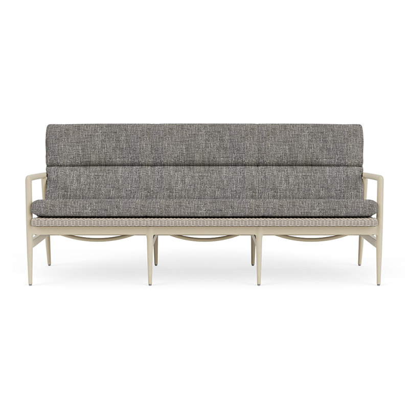 Cascade Outdoor 3 - Seat Patio Sofa, Black Sand, Linen