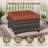 2-Person Polyethylene (PE) Wicker Outdoor Conversation Sets with 2  Chairs And 2 Ottomans-2034235022