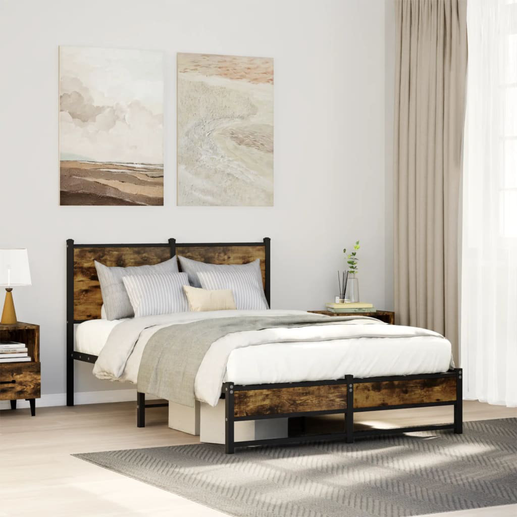 Borough Wharf Metal Bed Frame Without Mattress
