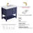 Mckinnis 37'' Single Bathroom Vanity with Resin Top-1344088776