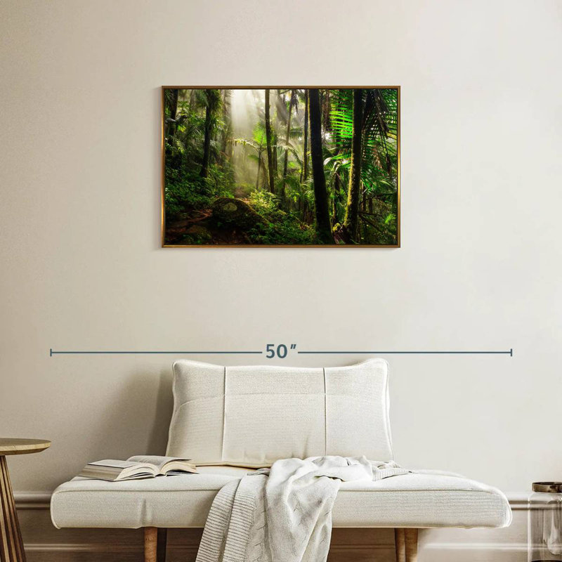 Forêt nationale d'El Yunque, Cadre flottant doré, 31 po x 21 po