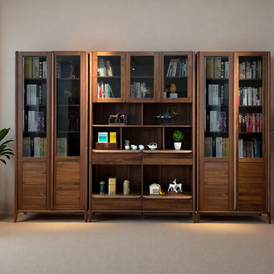 Bibliothèque de rangement simple de style chinois