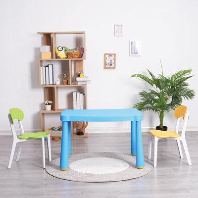 Arrellano Rectangulaire 2 - Ensemble préscolaire et chaises pour étudiants