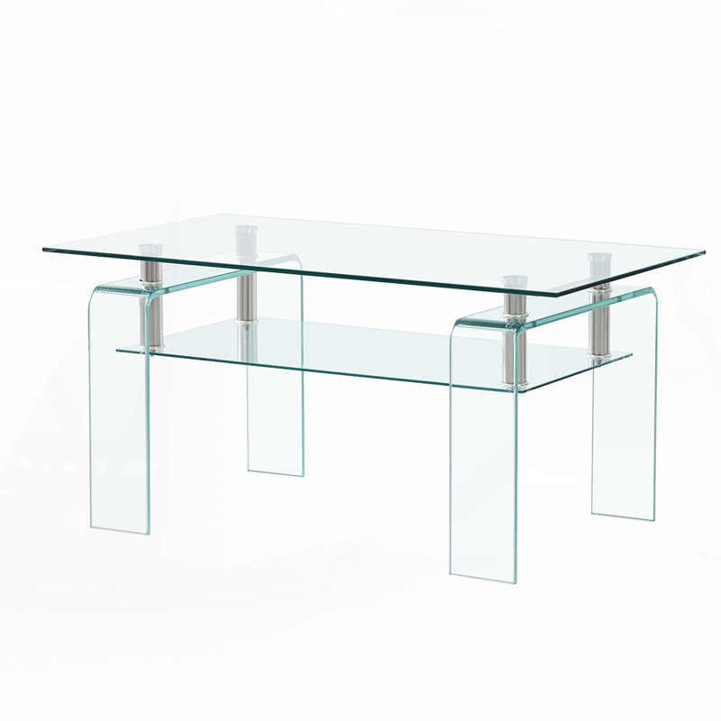 Glass Coffee Table, Transparent