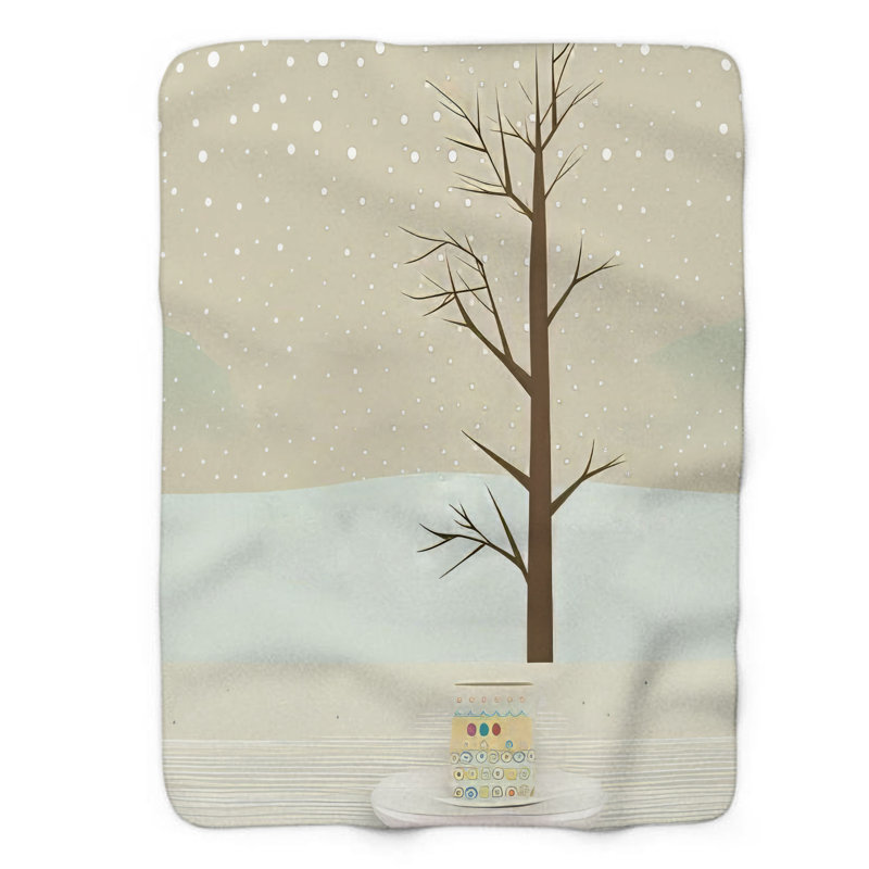 Winter Bliss - couverture 1 pièce, Lit simple