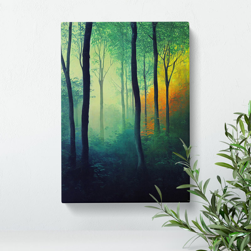 Mystical Forest - Wrapped Canvas Print, 50cm H x 35cm W x 3cm D