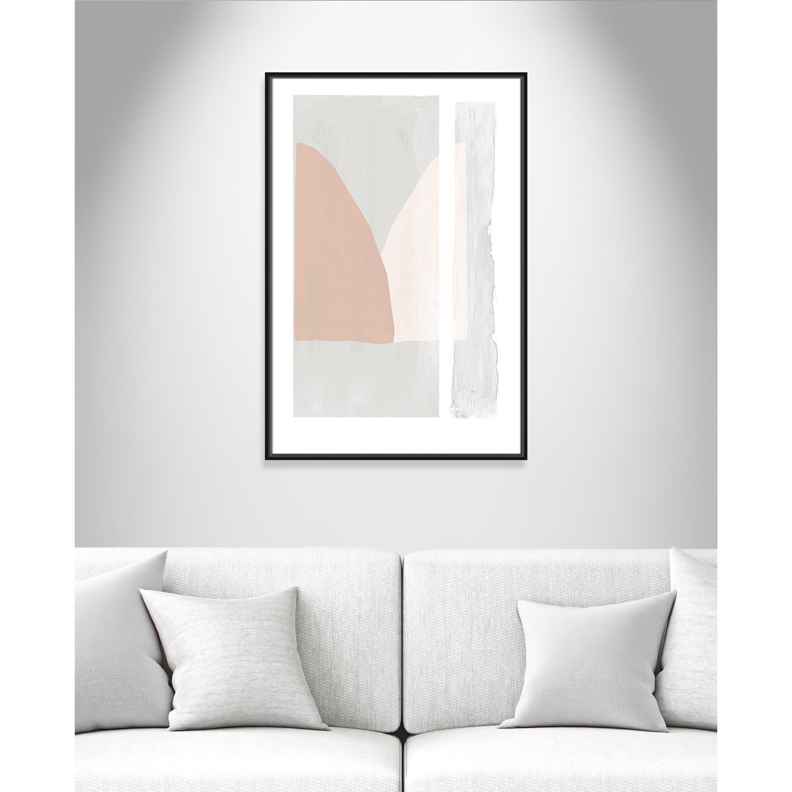 Soft and Light - Painting Print, 37.5" H x 25.5" W x 2" D, Black Framed Canvas