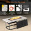 Thorn Rectangle Steel Propane Smokeless Fire Pit Table