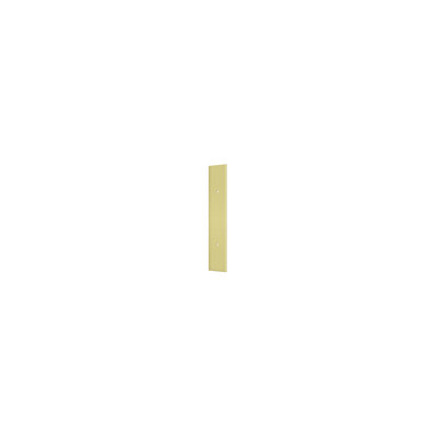 Deltana PPH3520U3 Push Plate 20" for 10" Door Pull in Polished Brass