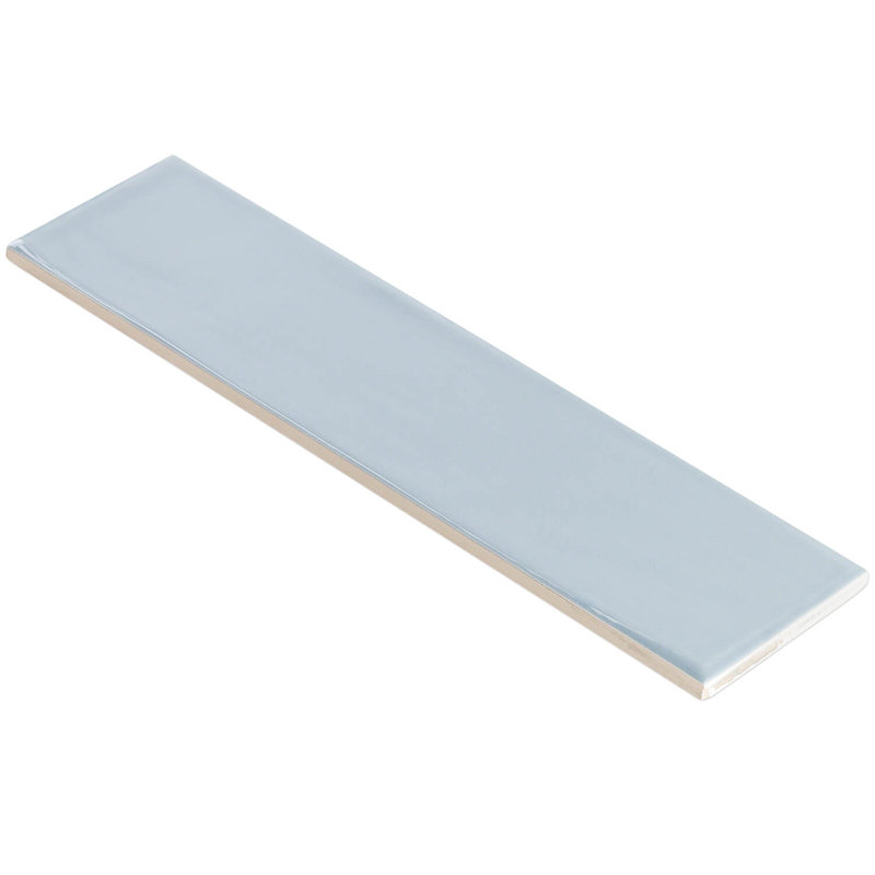 Manchester 3x12 Glossy Ceramic Subway Tile, Dew Blue