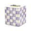 Violet Check Boutique Tissue Box Cover
