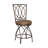 Sasun Swivel Upholstered Counter Stool with Metal Frame-43807943