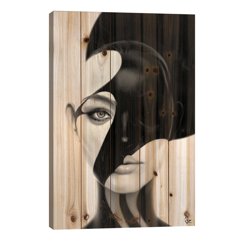 Masque noir, L 18 po x H 26 po