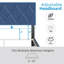 Structure de lit tapissier avec tête de lit Diamond Linen-1427847242-1427847245