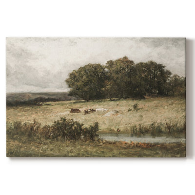 Paysages rétro-CMXCVI -Galerie enveloppée Cavas