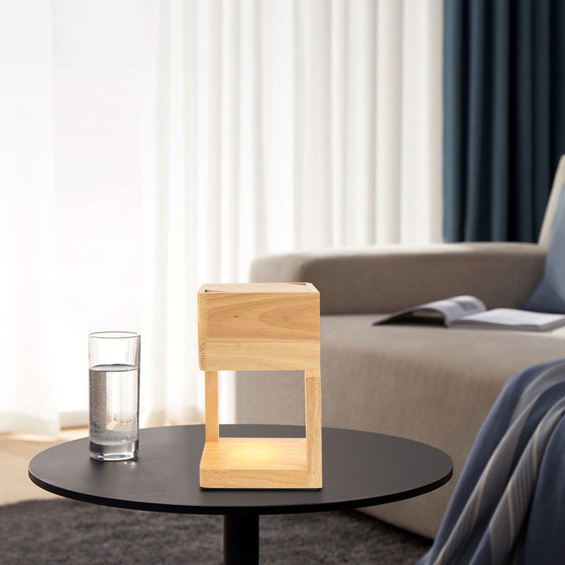 10.11'' H Wood Table Lamp