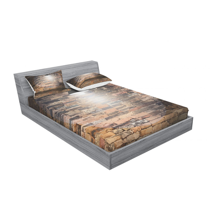 Ensemble de draps de style urbain moderne, Taie d'oreiller taille double