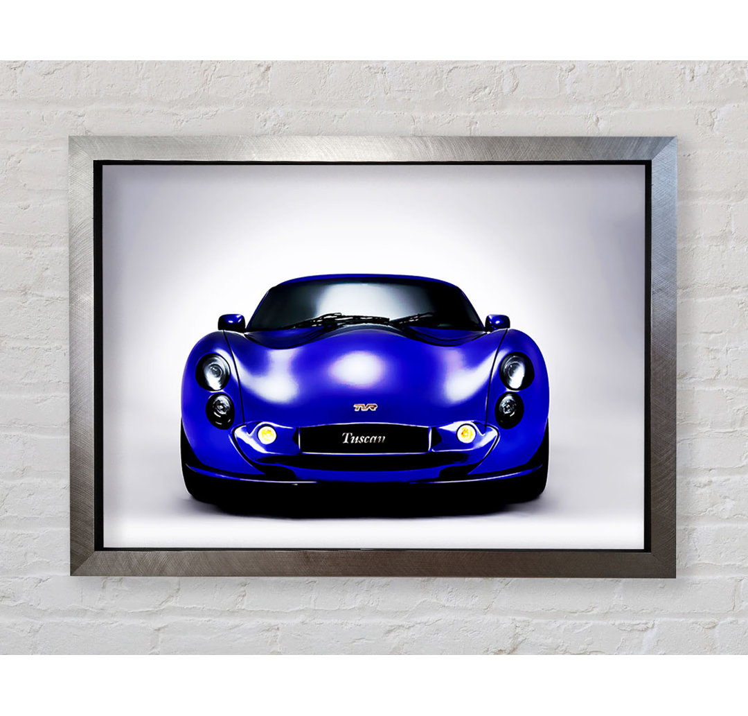 TVR Tuscan Blue Purple - Einzelner Bilderrahmen Kunstdrucke