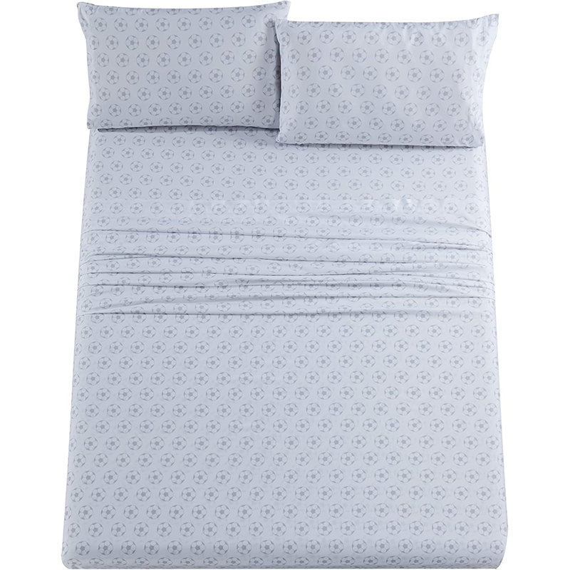 Microfiber, Queen Sheet Set with 2 Pillowcases