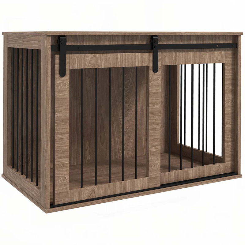 Mobilier pour cage de chien, cage de table de bout pour chien de grande taille