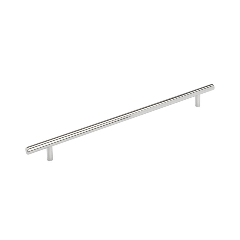 Poignées de barre centre à centre, Chrome poli, 12 5/8", 1