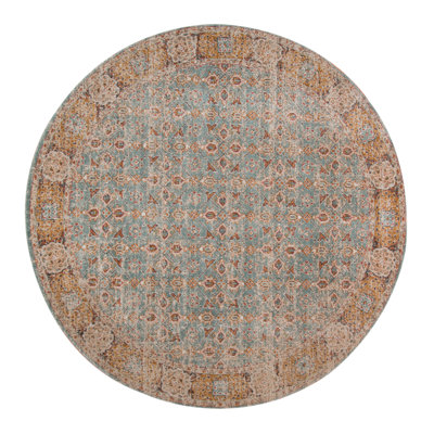 Tapis d'intérieur rétro à tissage plat Botolphus