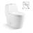 Kingsman Hardware 1.2 Gallons GPF Elongated Floor Mounted One-Piece Toilet (Seat Included)
