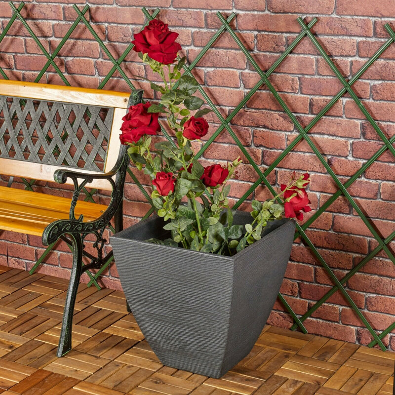 Emone Pot Planter, Charcoal