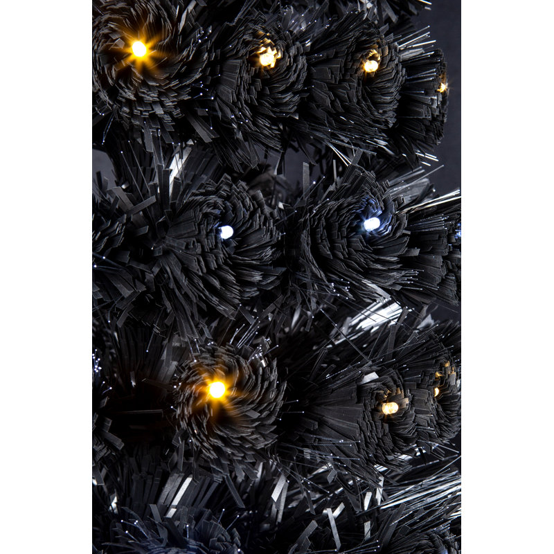 Lighted Artificial Christmas Tree, 7' H