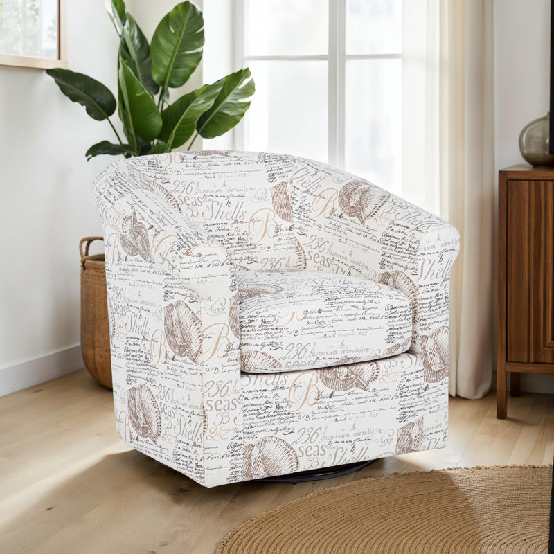 Fauteuil club Meig, Brun / Beige
