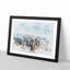 View Of San Francisco Watercolour - Framed Print-56881908-56881914